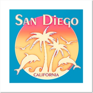 San Diego, California Posters and Art